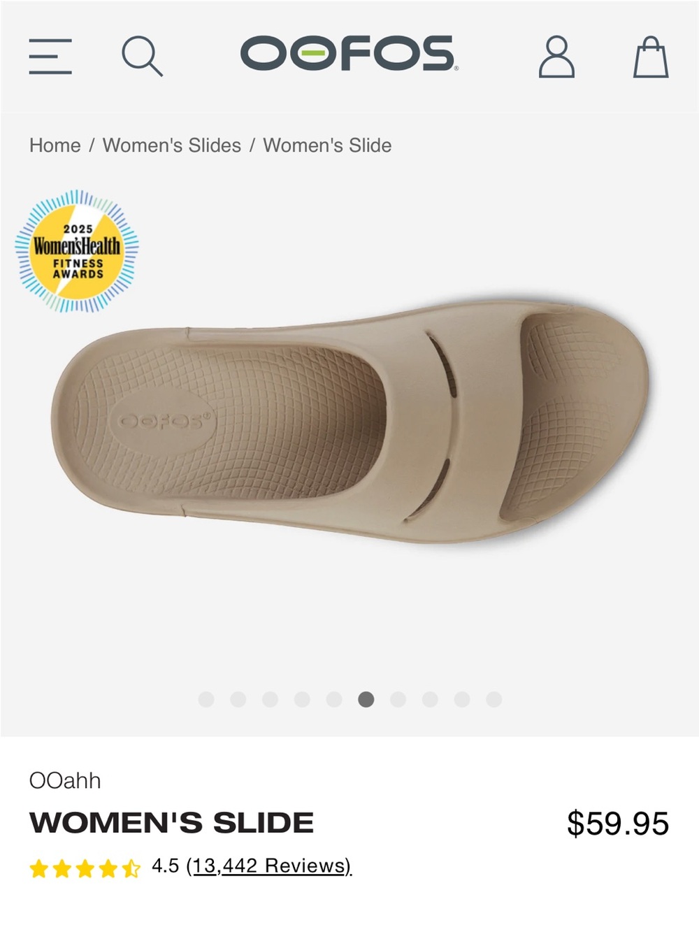 OOFOS Recovery Slide Sandals – Nomad – Women’s US 7 / Men’s US 5 (EU 38) - Picture 9 of 10